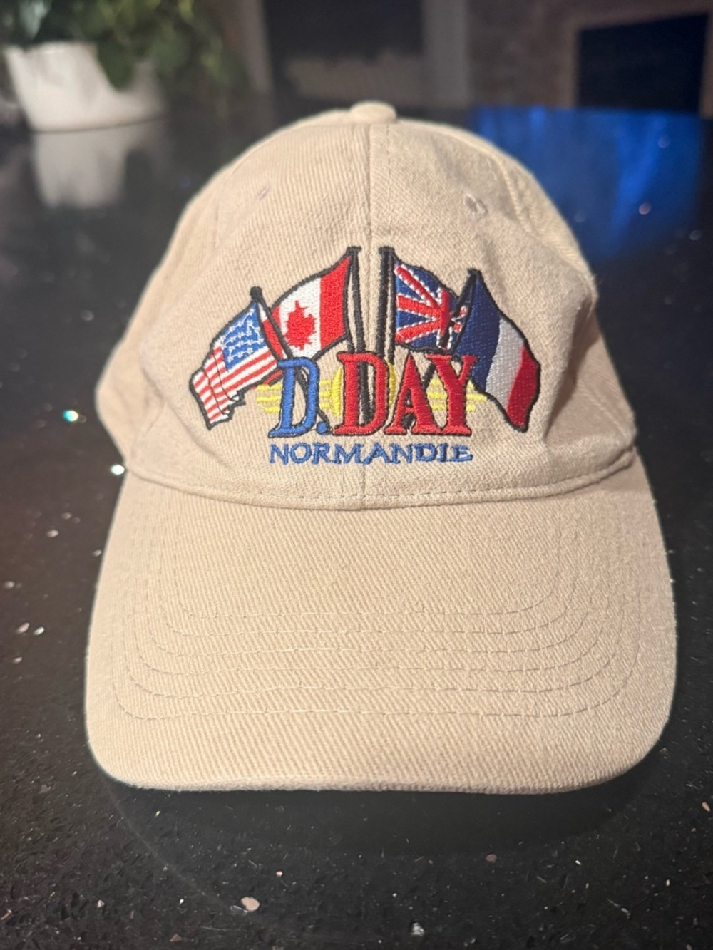 D-Day Normandie Beige Baseball Cap